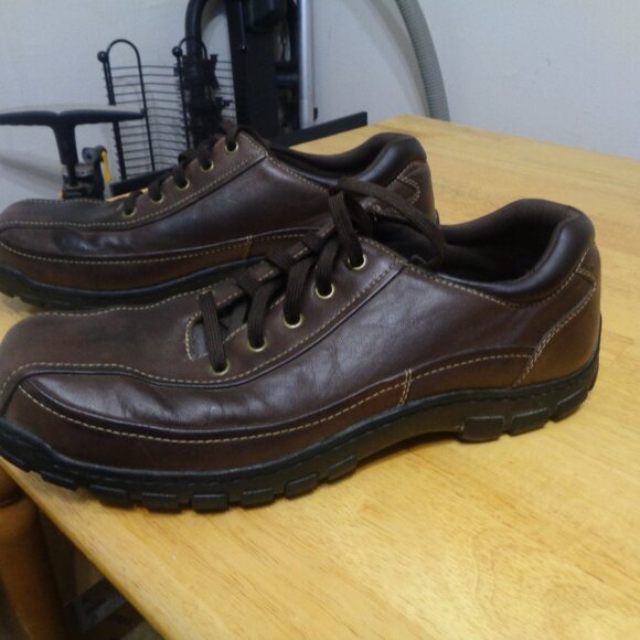 Men's Preowned casual Leather Sz 13 Capital by Rockport - Picture 3 of 7